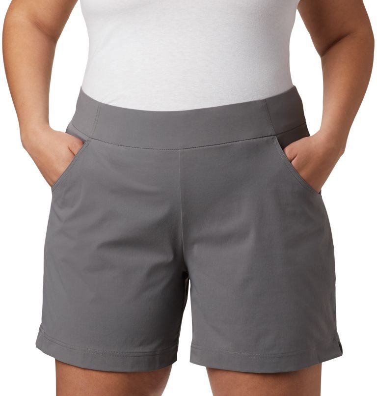 Women's Columbia Anytime Casual Shorts Grey | Plus Size CA-F0654